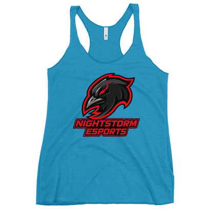 Performance | Thin Racerback Tank Top | NightStorm Esports | Crest Logo