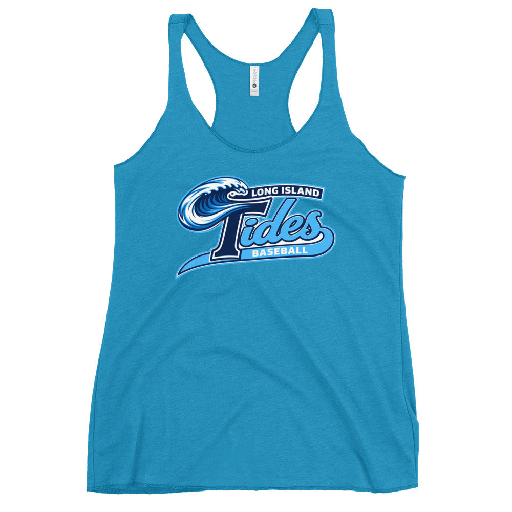 Performance | Thin Racerback Tank Top | Long Island Tides Baseball | Ironclad Tides Logo