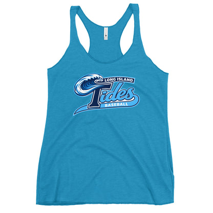 Performance | Thin Racerback Tank Top | Long Island Tides Baseball | Ironclad Tides Logo