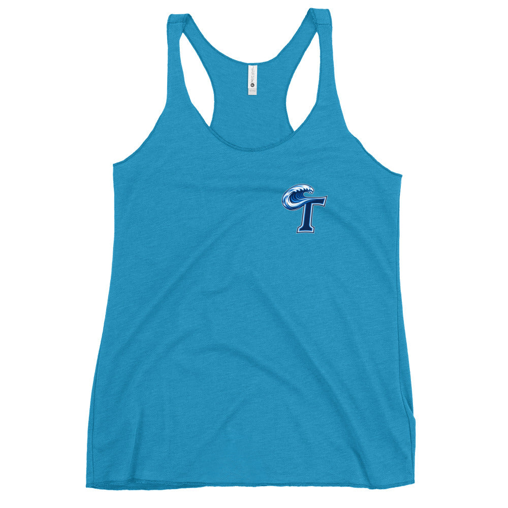 Performance | Thin Racerback Tank Top | Long Island Tides Baseball | Icon Logo