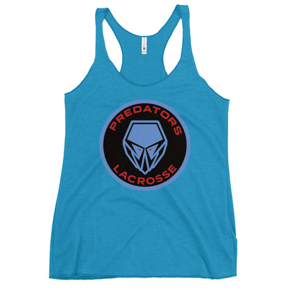 Performance | Thin Racerback Tank Top | Predators Lacrosse | Badge Logo