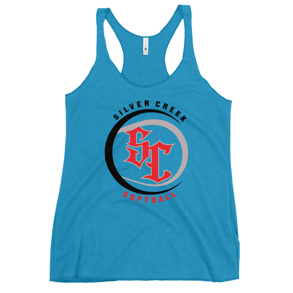 Performance | Thin Racerback Tank Top | Silver Creek 12U Schreiber | Emblem Logo