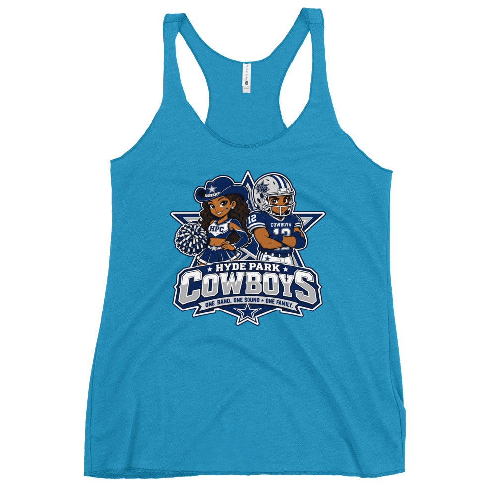 Performance | Thin Racerback Tank Top | Hyde Park Cowboys | Vanguard Logo