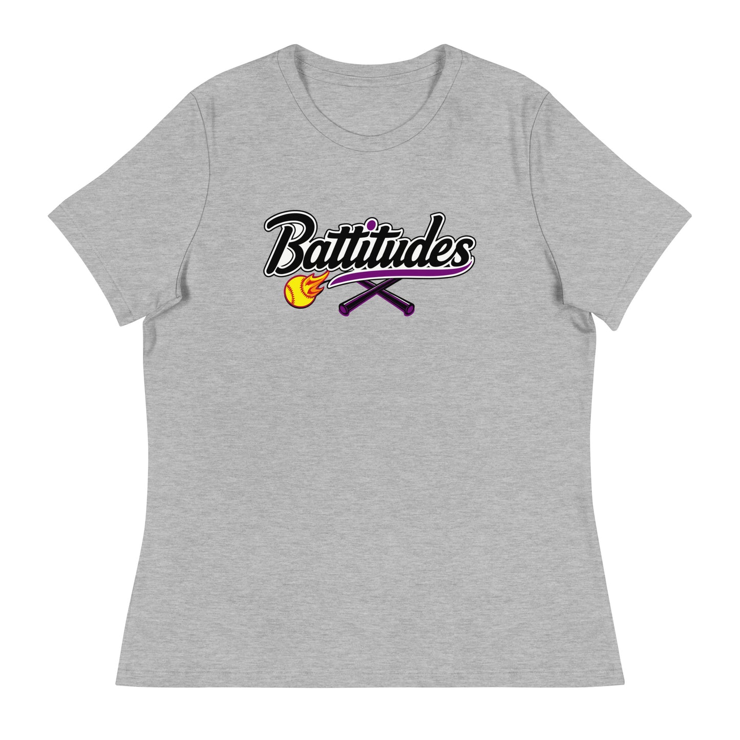Performance | Women's Relaxed T Shirt | Battitudes | Crest Logo