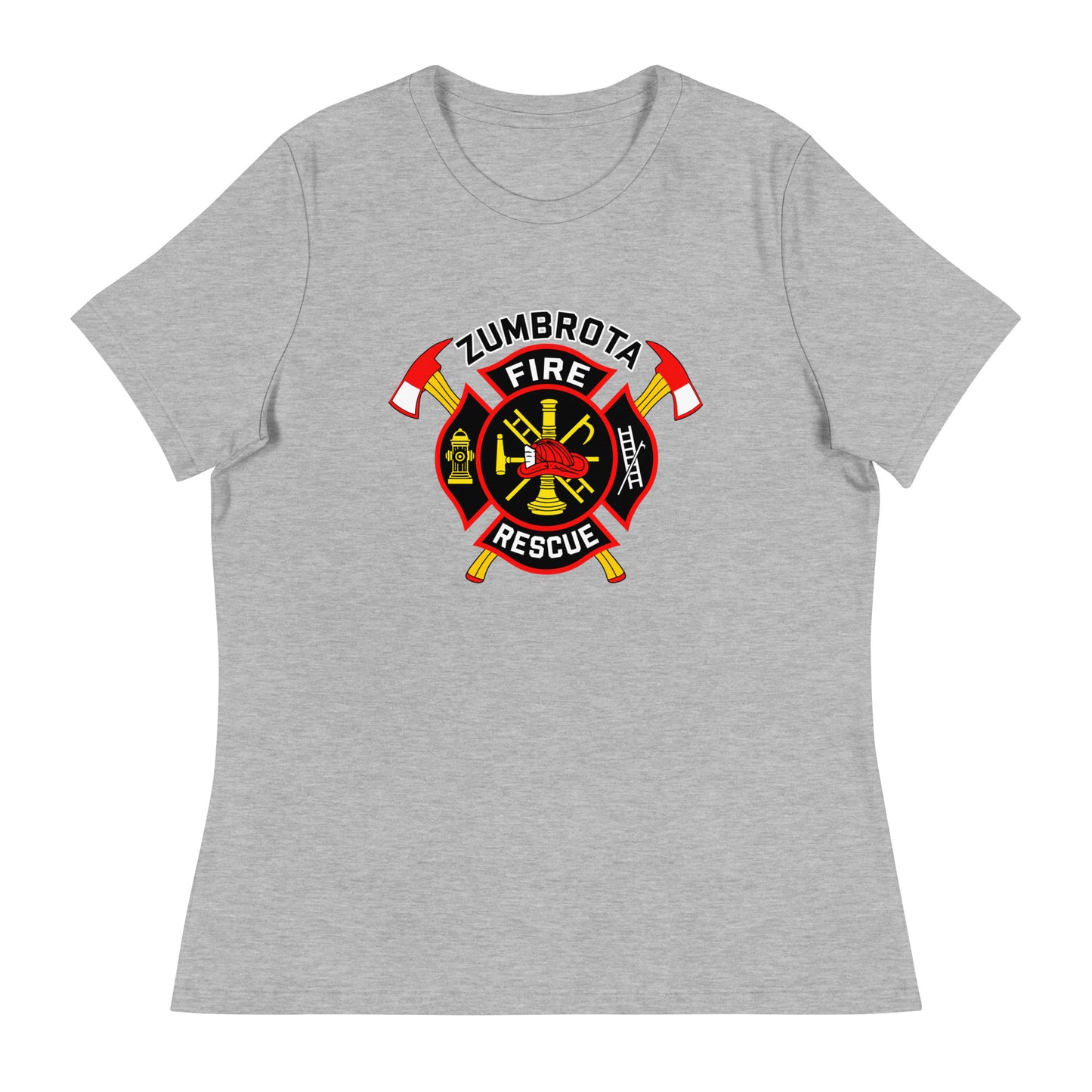 Performance | Women's Relaxed T Shirt | Zumbrota Fire Department | Vanguard Logo