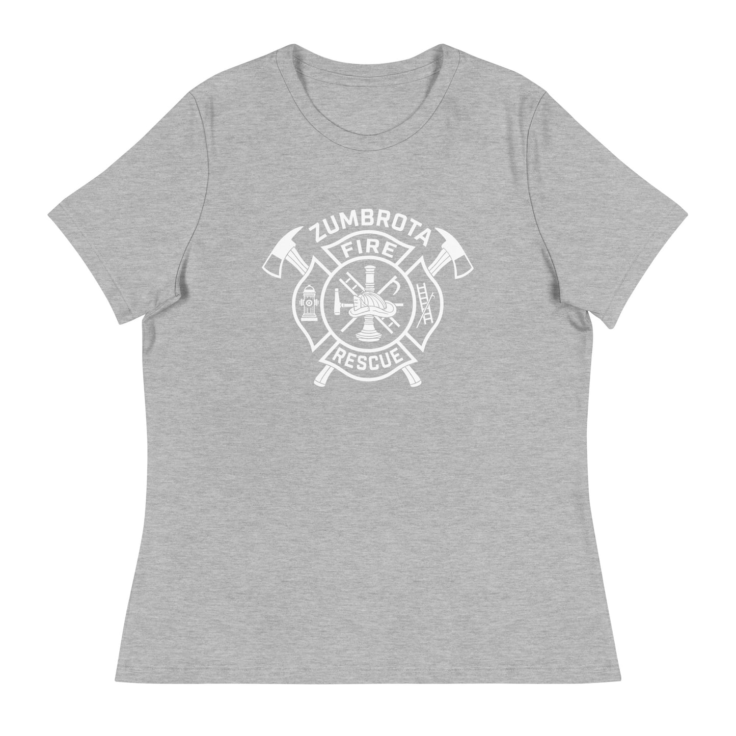 Performance | Women's Relaxed T Shirt | Zumbrota Fire Department | Crest Logo