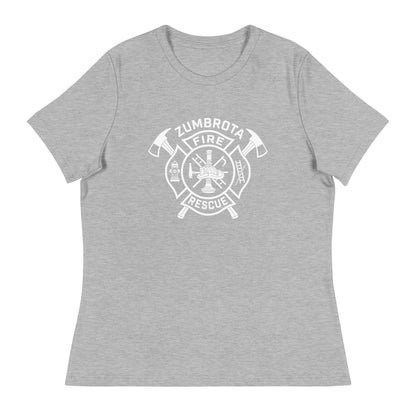 Performance | Women's Relaxed T Shirt | Zumbrota Fire Department | Crest Logo