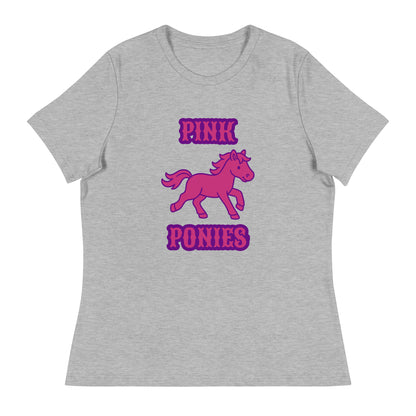 Performance | Women's Relaxed T Shirt | Pink Pony Athletic Club | Emblem Logo