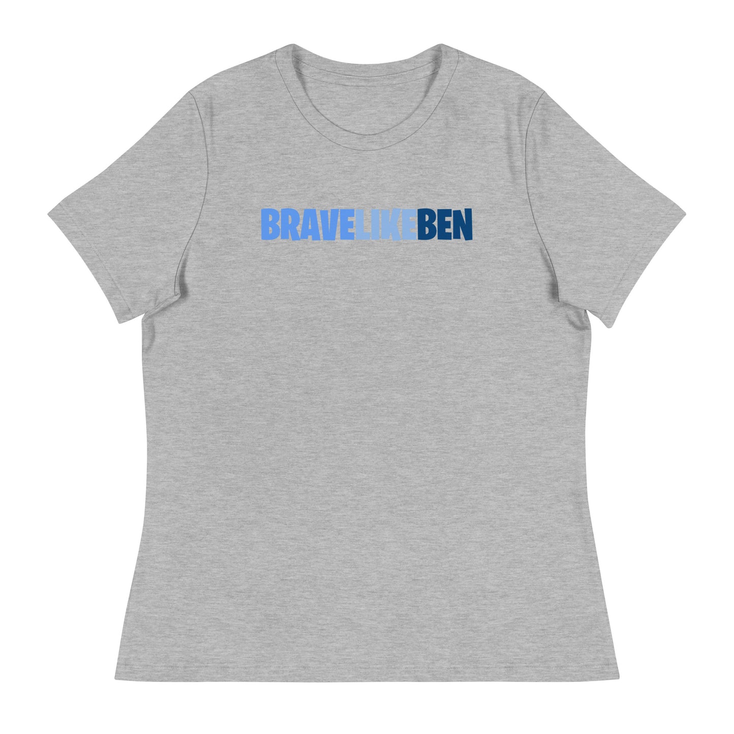Performance | Women's Relaxed T Shirt | Brave Like Ben | Workmark Logo
