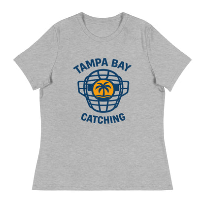Performance | Women's Relaxed T Shirt | Tampa Bay Catching | Vanguard Logo