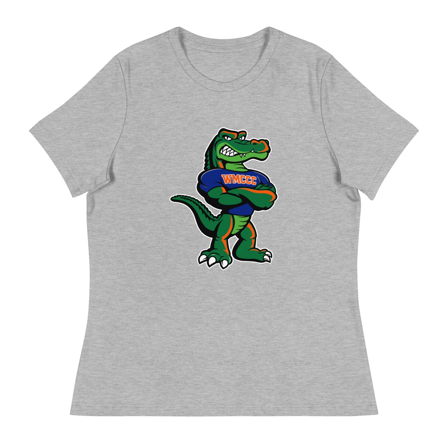 Performance | Women's Relaxed T Shirt | West Memphis Community Christian College Gators | Mascot Logo
