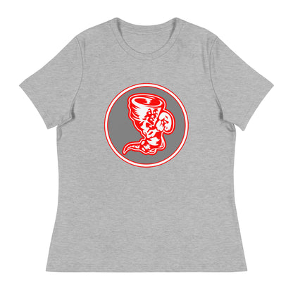 Performance | Women's Relaxed T Shirt | Bay High Softball | Badge Logo