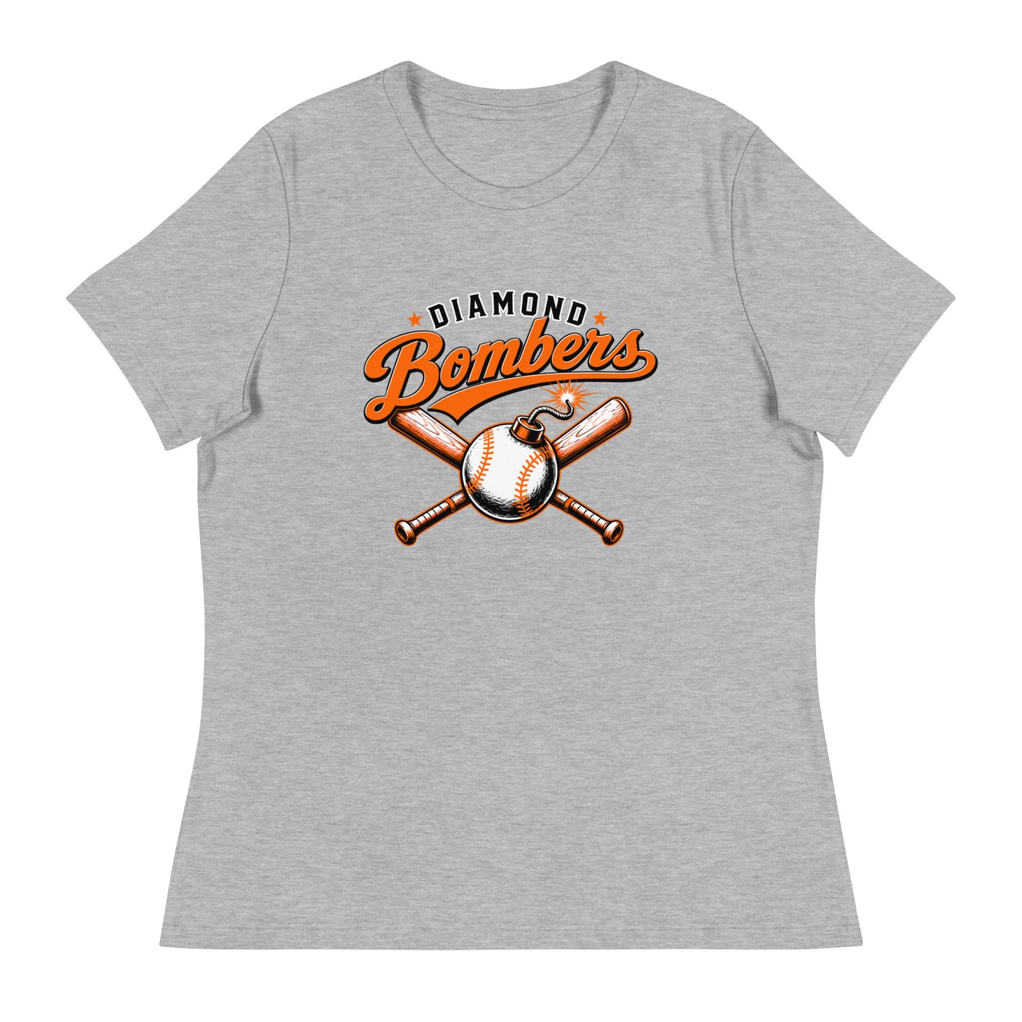 Performance | Women's Relaxed T Shirt | Diamond Bombers | Vanguard Logo