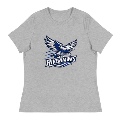 Performance | Women's Relaxed T Shirt | Rochester Riverhawks | Crest Logo