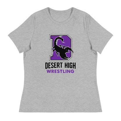Performance | Women's Relaxed T Shirt | Desert High Scorpions | Crest Logo