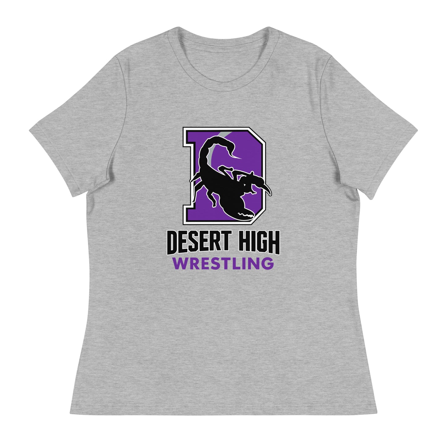 Performance | Women's Relaxed T Shirt | Desert High Scorpions | Crest Logo