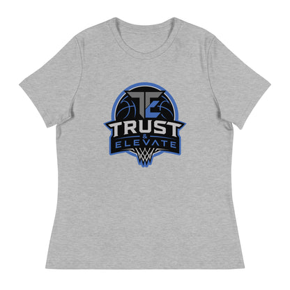 Performance | Women's Relaxed T Shirt | Trust & Elevate | Vanguard Elite Logo