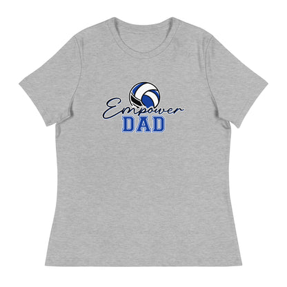 Performance | Women's Relaxed T Shirt | Empower Volleyball Club | Dad Crest Logo