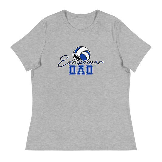 Performance | Women's Relaxed T Shirt | Empower Volleyball Club | Dad Crest Logo