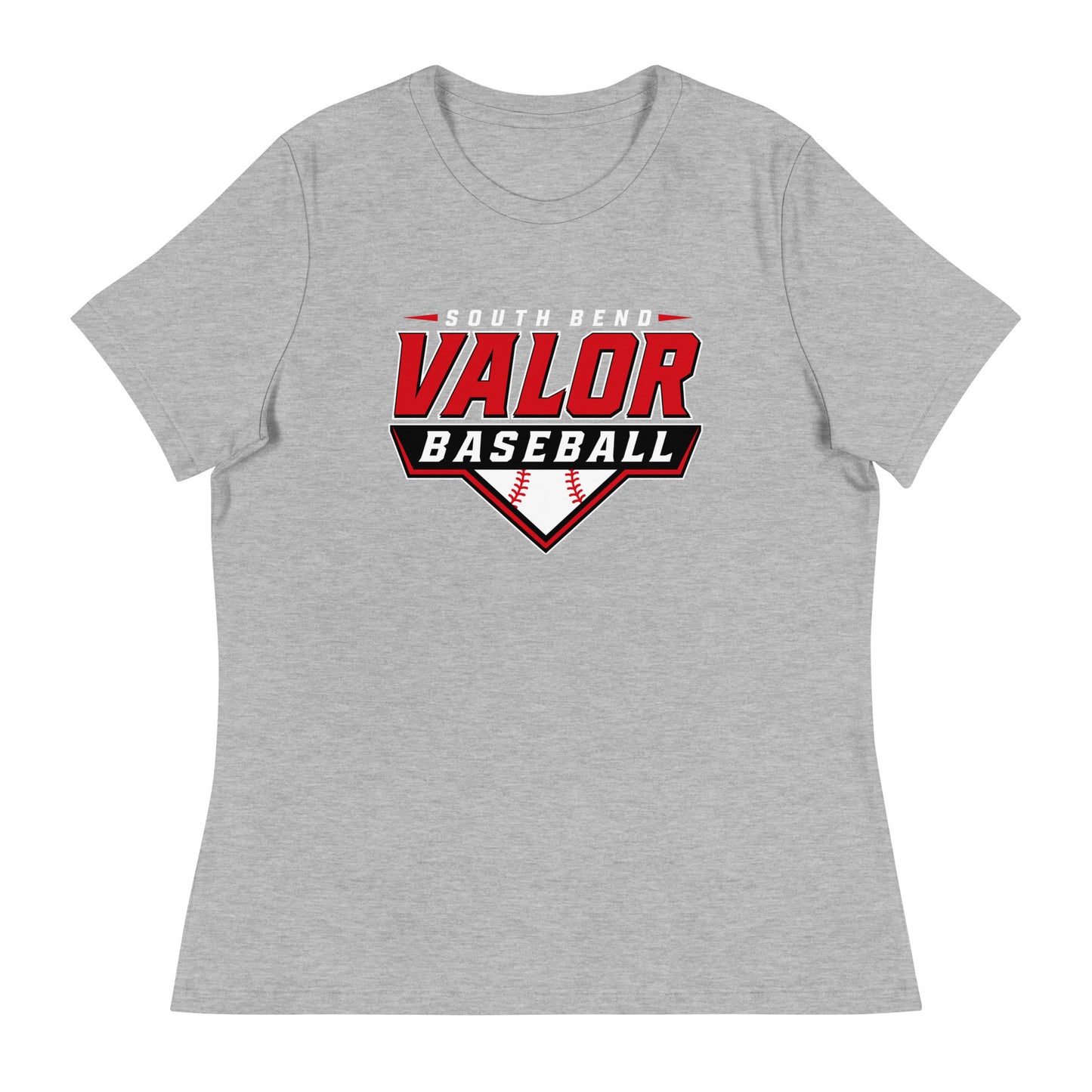 Performance | Women's Relaxed T Shirt | South Bend Valor Baseball | Vanguard Logo