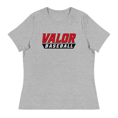 Performance | Women's Relaxed T Shirt | South Bend Valor Baseball | Emblem Logo