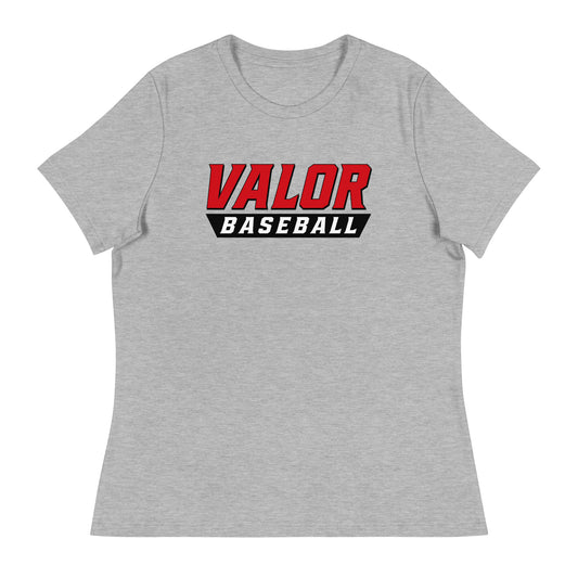 Performance | Women's Relaxed T Shirt | South Bend Valor Baseball | Emblem Logo