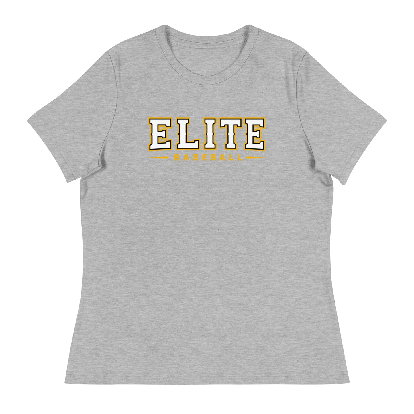 Performance | Women's Relaxed T Shirt | Elite Baseball | Vanguard Logo