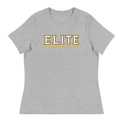 Performance | Women's Relaxed T Shirt | Elite Baseball | Vanguard Logo