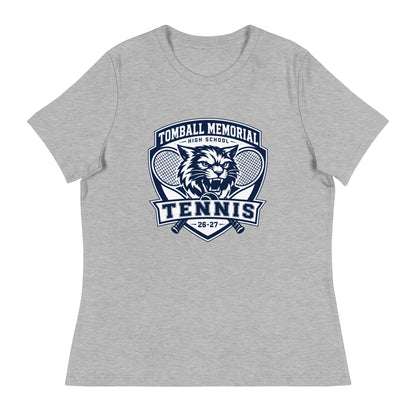 Performance | Women's Relaxed T Shirt | TMHS Tennis | Shield Logo