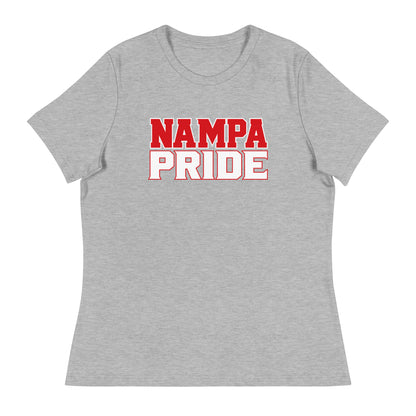 Performance | Women's Relaxed T Shirt | Nampa Pride | Letter Mark Logo