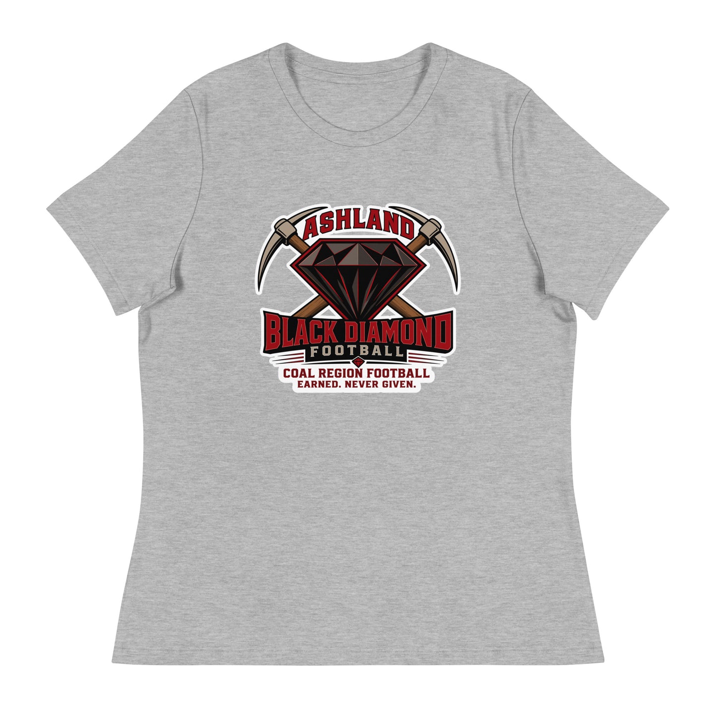 Performance | Women's Relaxed T Shirt | Ashland Black Diamonds | Vanguard Logo