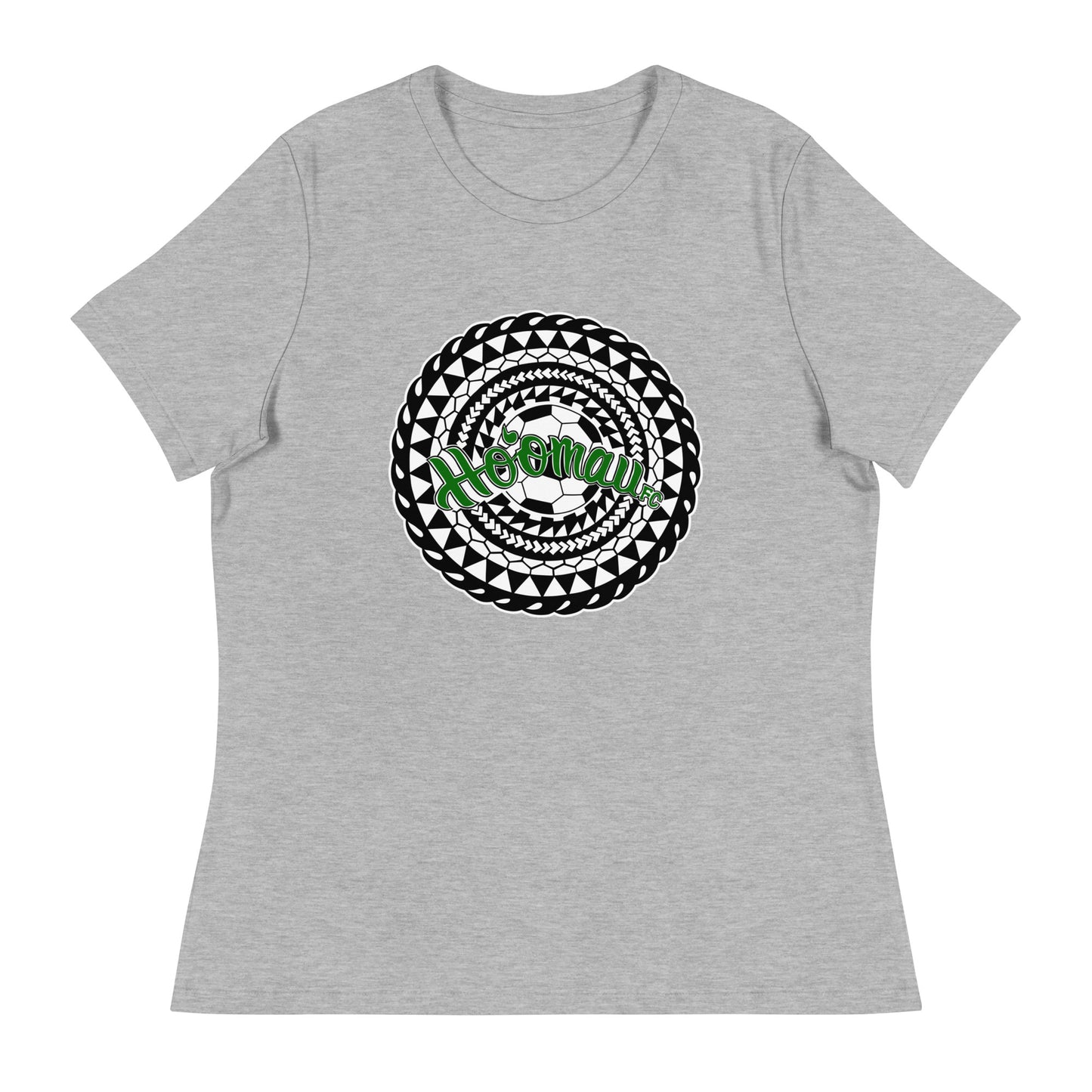 Performance | Women's Relaxed T Shirt | Hoomau FC | Emblem Logo