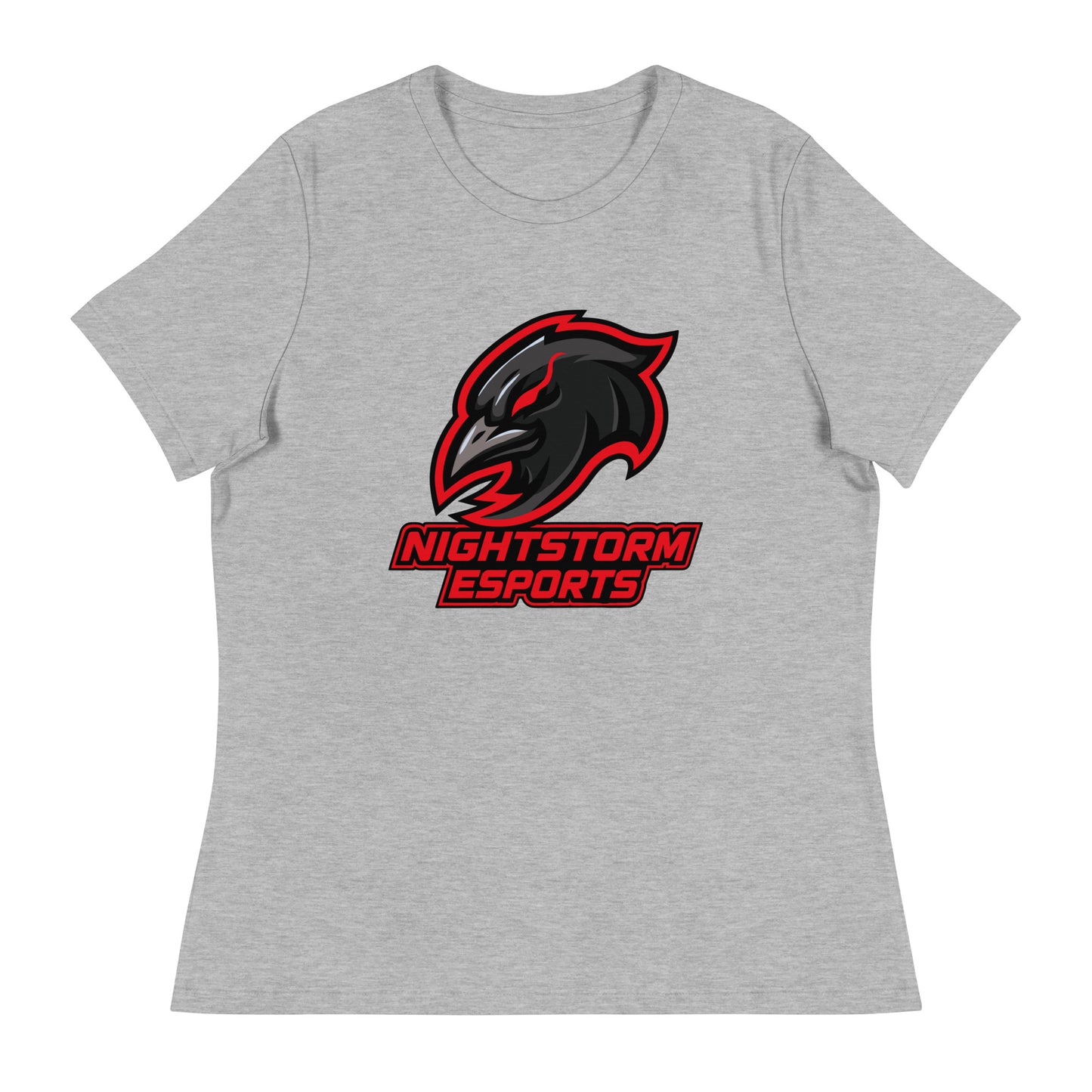 Performance | Women's Relaxed T Shirt | NightStorm Esports | Crest Logo