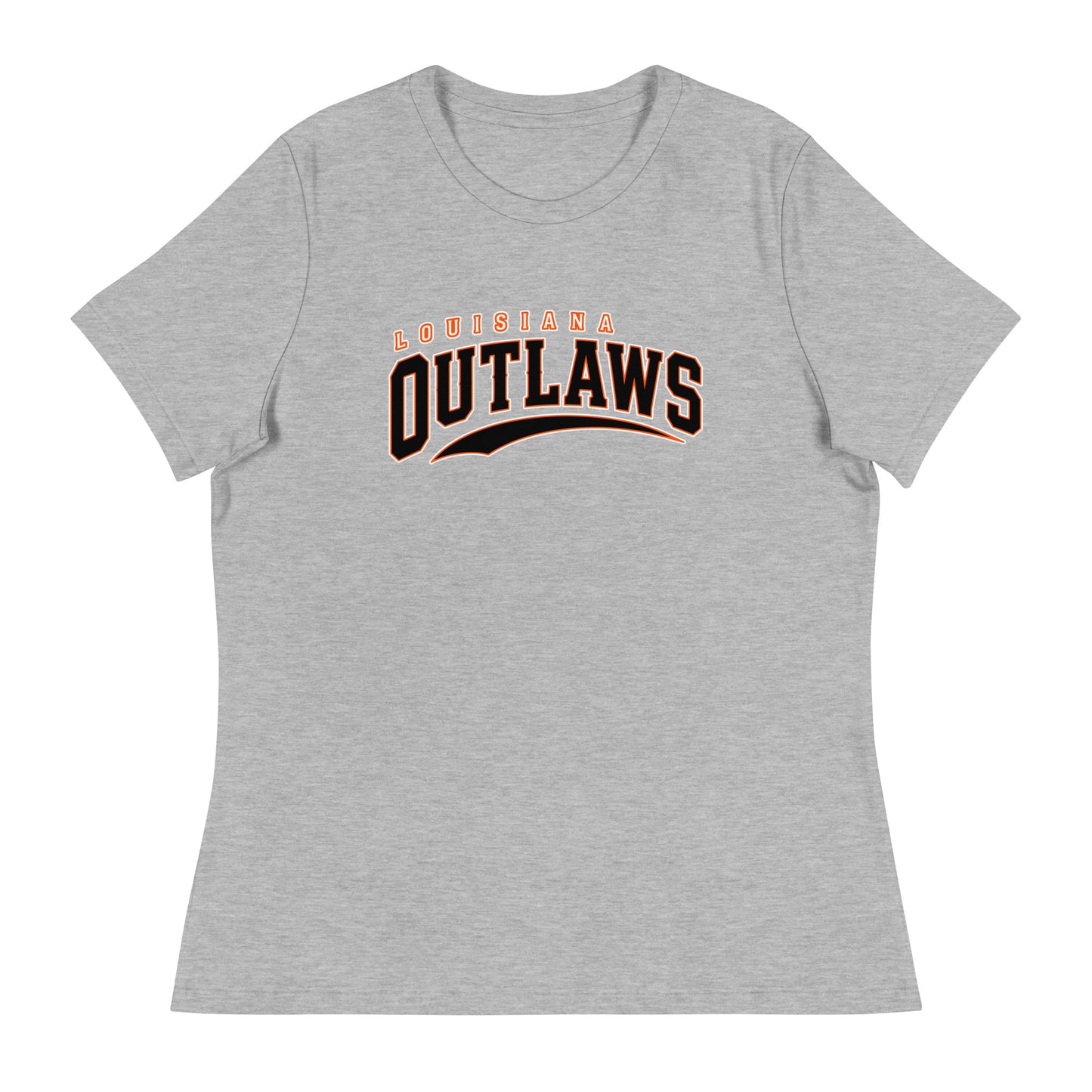 Performance | Women's Relaxed T Shirt | Louisiana Outlaws | Vanguard Logo