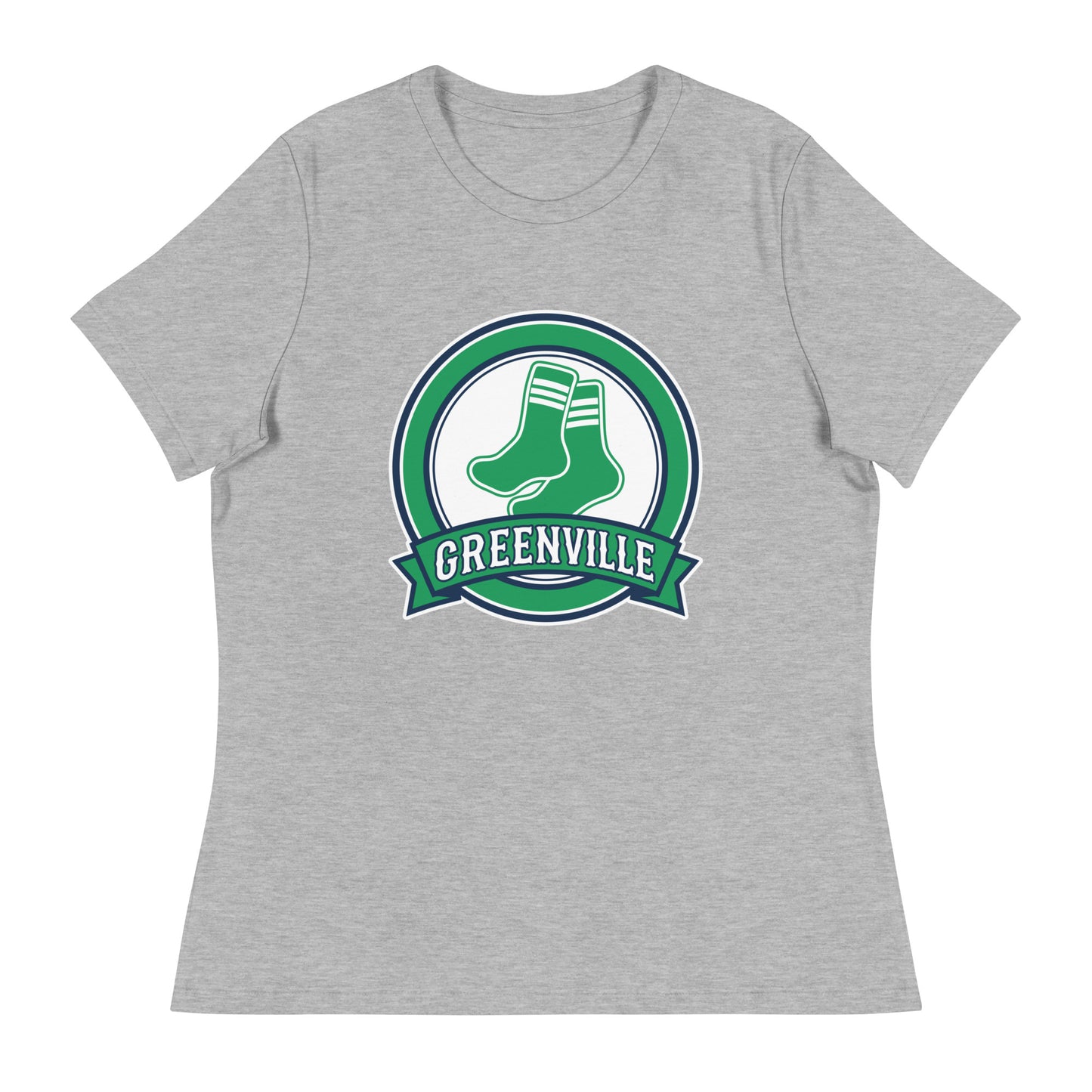 Performance | Women's Relaxed T Shirt | Greenville Sox | Badge Logo