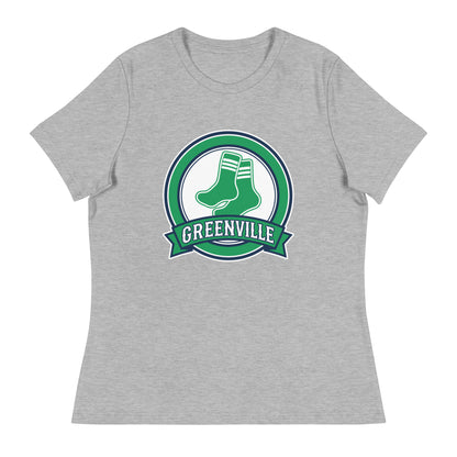 Performance | Women's Relaxed T Shirt | Greenville Sox | Badge Logo