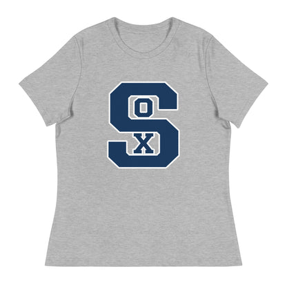 Performance | Women's Relaxed T Shirt | Greenville Sox | Valor Logo