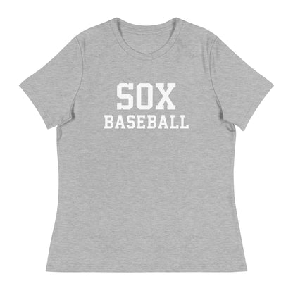 Performance | Women's Relaxed T Shirt | Greenville Sox | Lettermark Logo