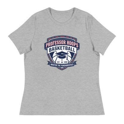 Performance | Women's Relaxed T Shirt | Professor Hoops Basketball | Crest Logo