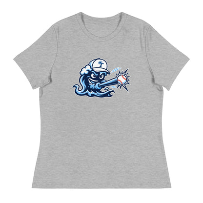 Performance | Women's Relaxed T Shirt | Long Island Tides Baseball | Mascot Logo