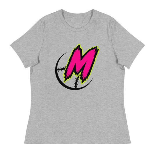 Performance | Women's Relaxed T Shirt | Misfits Baseball | Lettermark Logo
