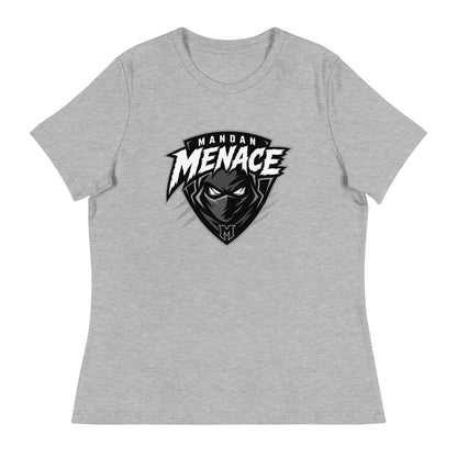 Performance | Women's Relaxed T Shirt | Mandan Menace | Shield Logo