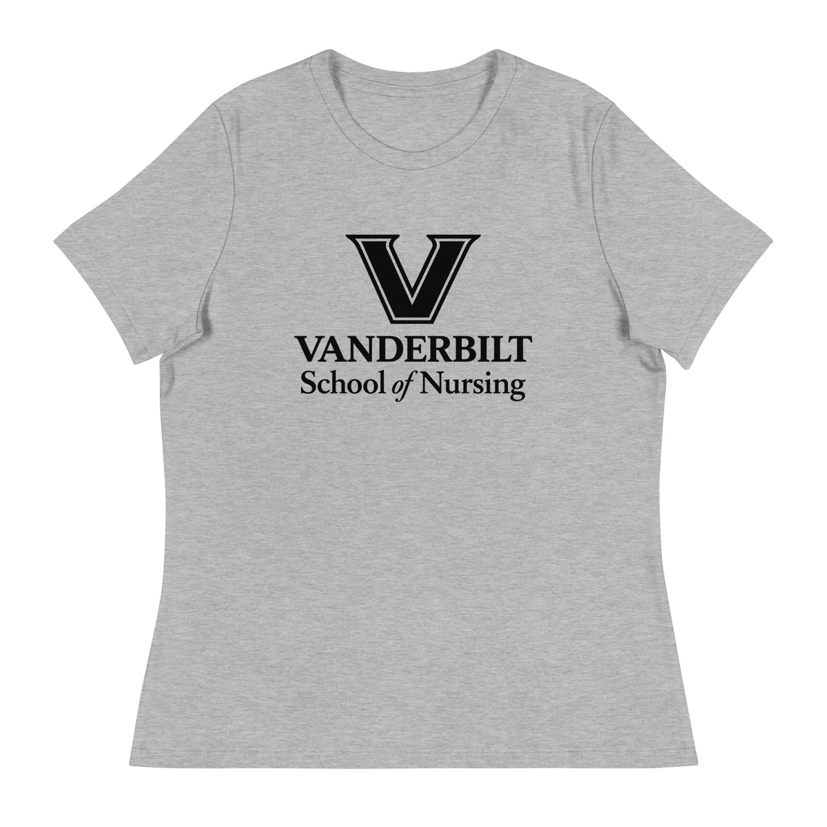Performance | Women's Relaxed T Shirt | Grand View University Nursing | Crest Logo