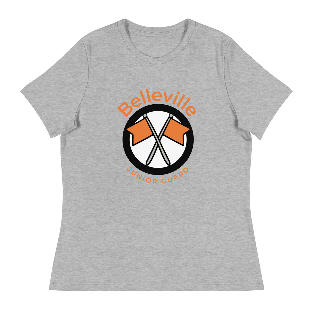 Performance | Women's Relaxed T Shirt | Belleville Community Guard Programs | Crest Logo