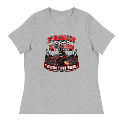 Performance | Women's Relaxed T Shirt | Thurston Youth Football | Vanguard Logo
