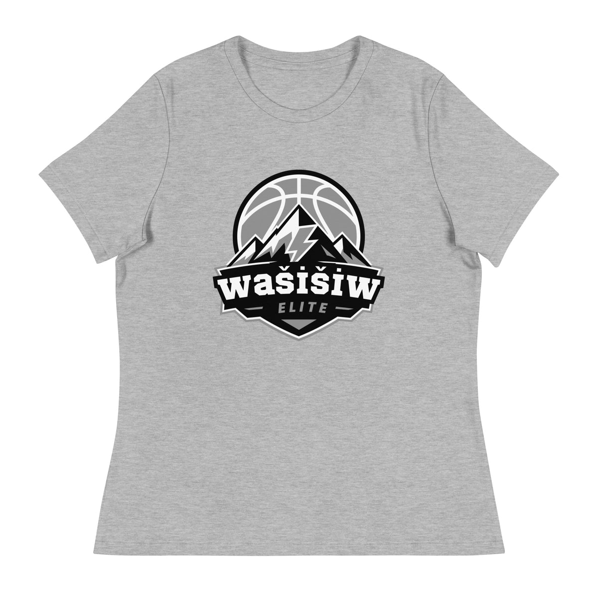 Performance | Women's Relaxed T Shirt | Wašišiw Elite | Shield Logo
