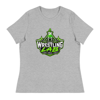 Performance | Women's Relaxed T Shirt | The Wrestling Lab | Emblem Logo