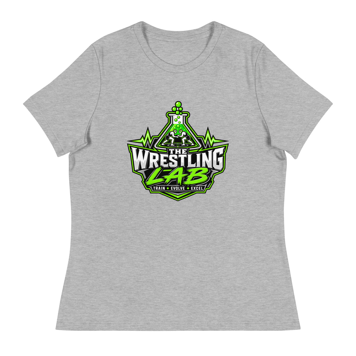Performance | Women's Relaxed T Shirt | The Wrestling Lab | Emblem Logo