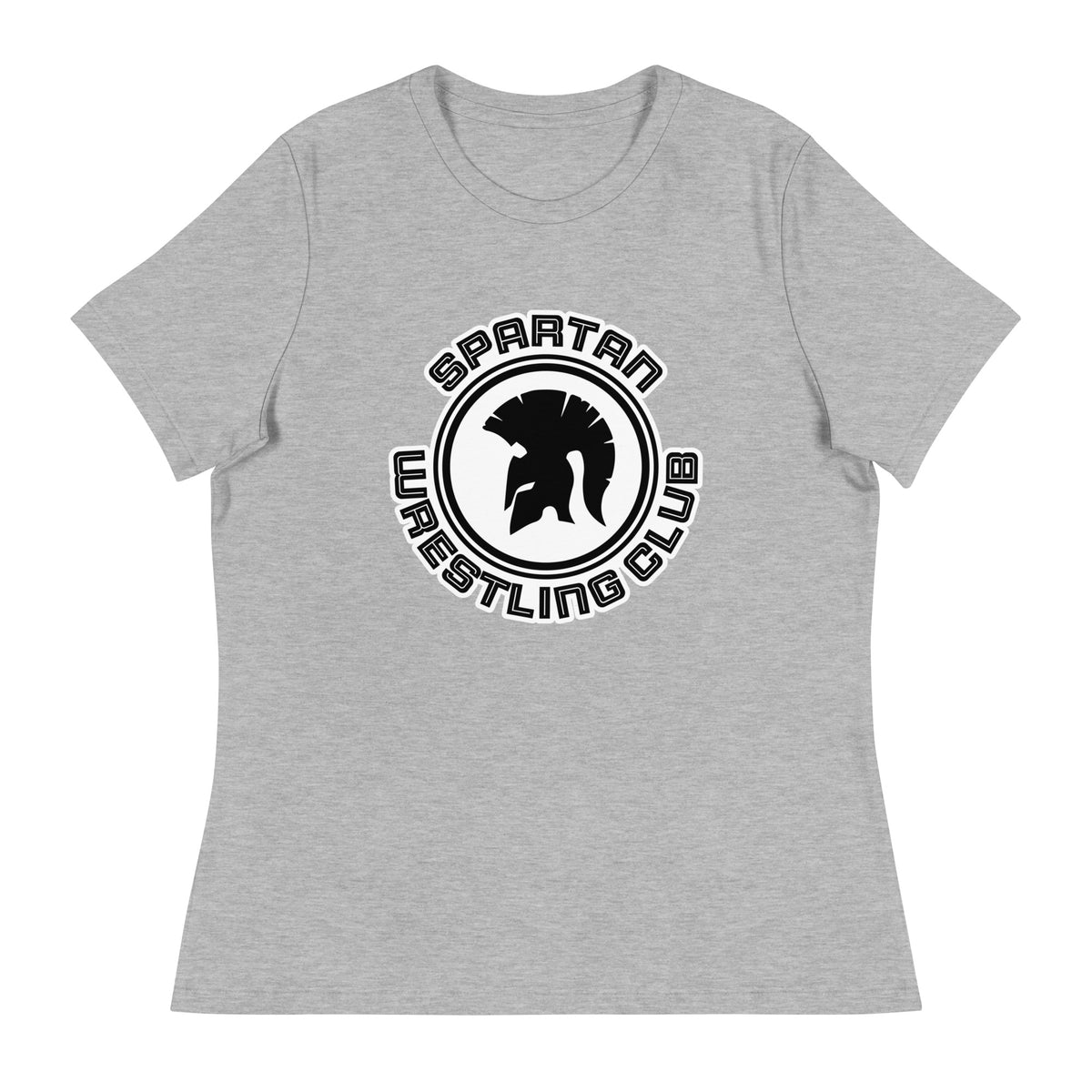 Performance | Women's Relaxed T Shirt | Spartan Wrestling Club | Crest Logo