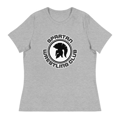 Performance | Women's Relaxed T Shirt | Spartan Wrestling Club | Crest Logo